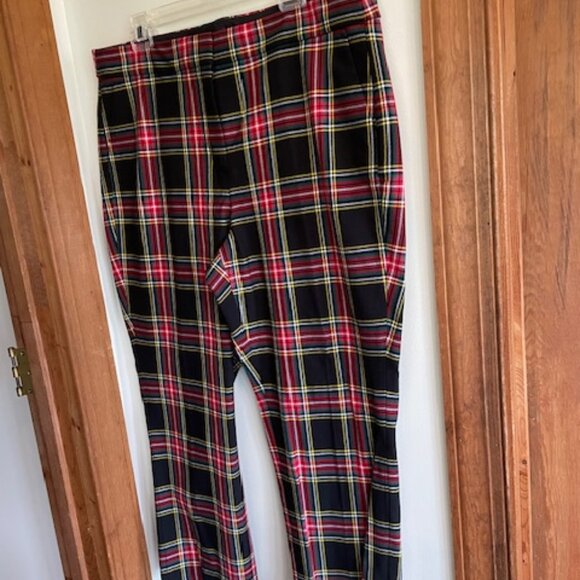 J. CREW Tartan Stewart Plaid Crop Straight Pant 16 - Picture 5 of 16